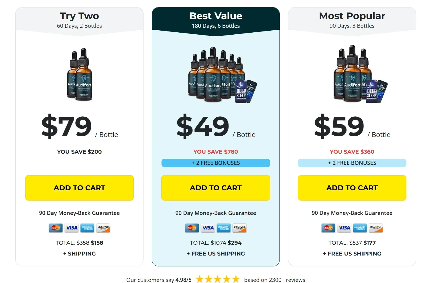 Audisoothe.com price